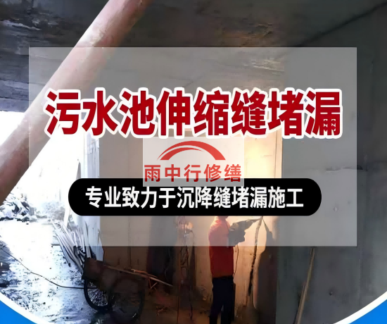 松原大吉铁塔污水池（沉淀池）堵漏案例